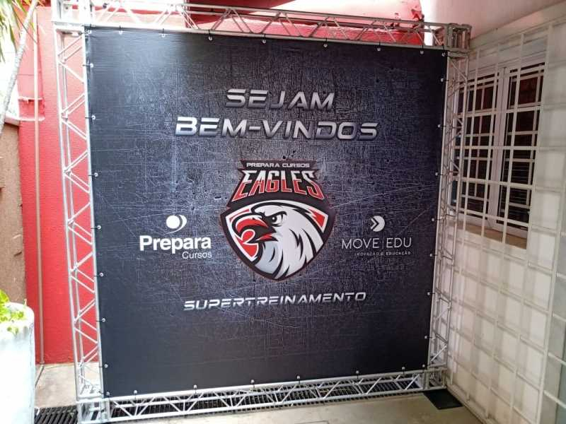 Banner para Propaganda Santana da Ponte Pensa - Banner com Propaganda