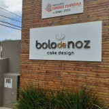 placa de acrílico personalizada Nova Canaã Paulista